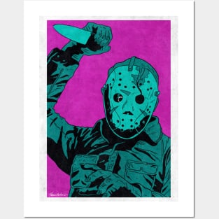 JASON VOORHEES - Friday the 13th (Pop Art) Posters and Art